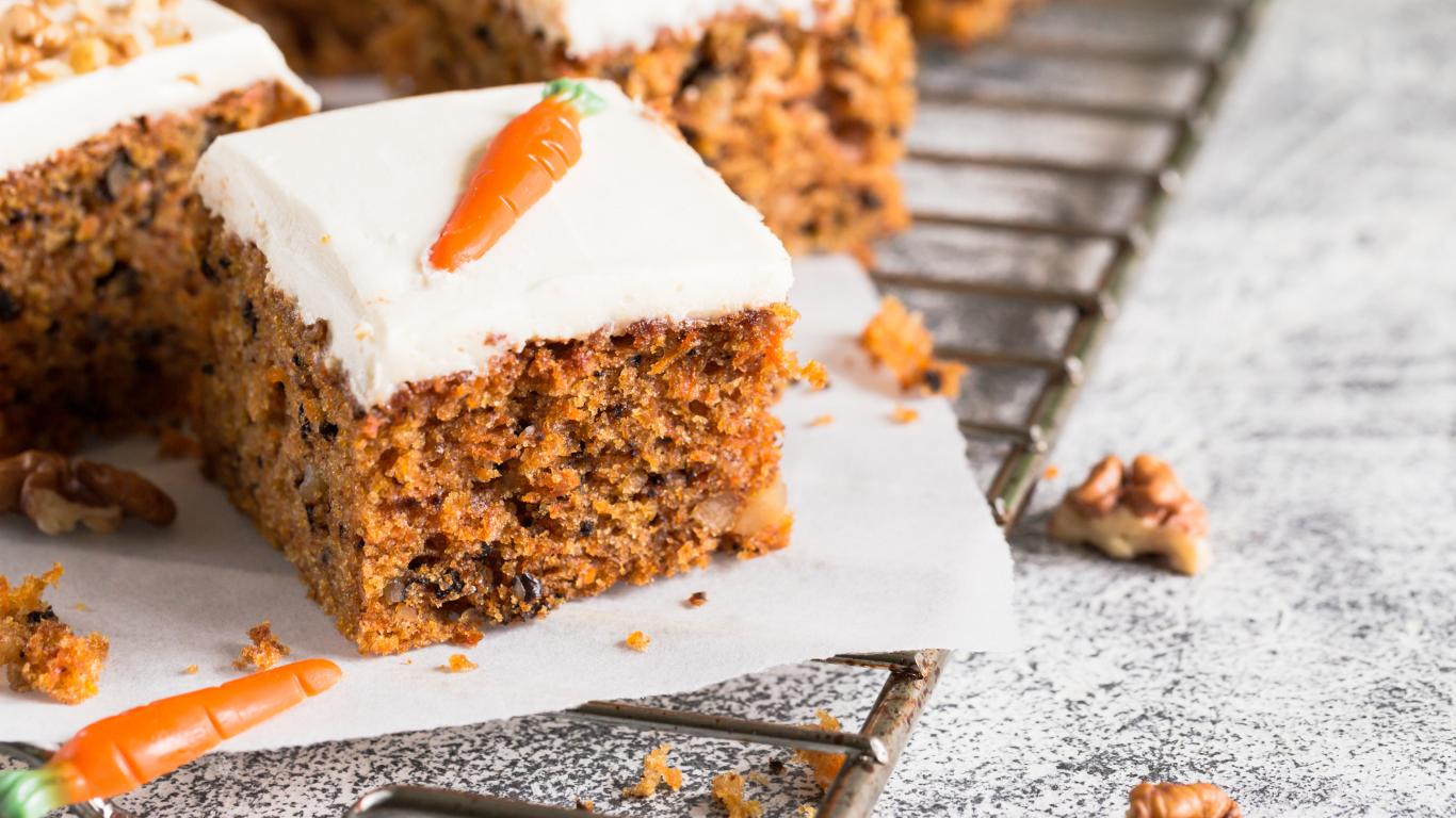 Proteinli Havuçlu Kek (Fit Carrot Cake)