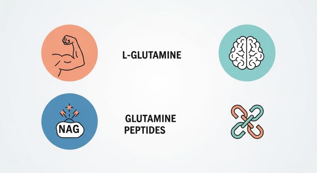 Glutamin Çeşitleri nelerdir? L-Glutamine, Glutamine Peptide,